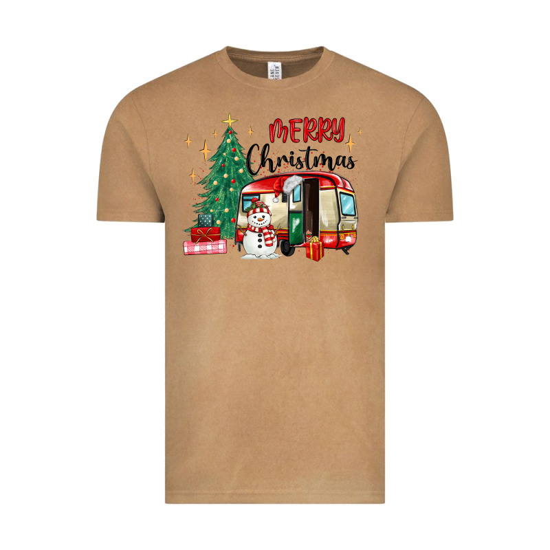 Merry Christmas Camper Vintage Tee by MaliasSmallBusiness | Teevron