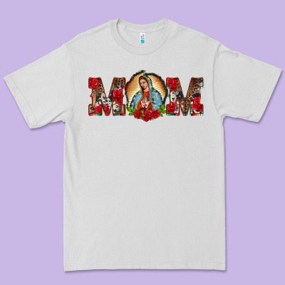 Mom Lady Of Guadalupe Premium Tee Designed By Barkaloodesign