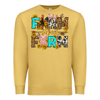 Antique Gold farm sweet farm western  olivia Premium Sweatshirt - OliviaCreatesArt