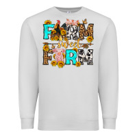 Dove Grey farm sweet farm western  olivia Premium Sweatshirt - OliviaCreatesArt