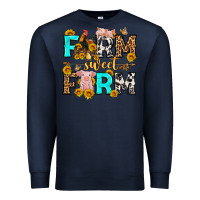 Navy farm sweet farm western  olivia Premium Sweatshirt - OliviaCreatesArt