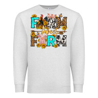Oatmeal Heather farm sweet farm western  olivia Premium Sweatshirt - OliviaCreatesArt
