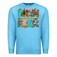 Ocean Blue farm sweet farm western  olivia Premium Sweatshirt - OliviaCreatesArt