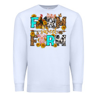 White farm sweet farm western  olivia Premium Sweatshirt - OliviaCreatesArt