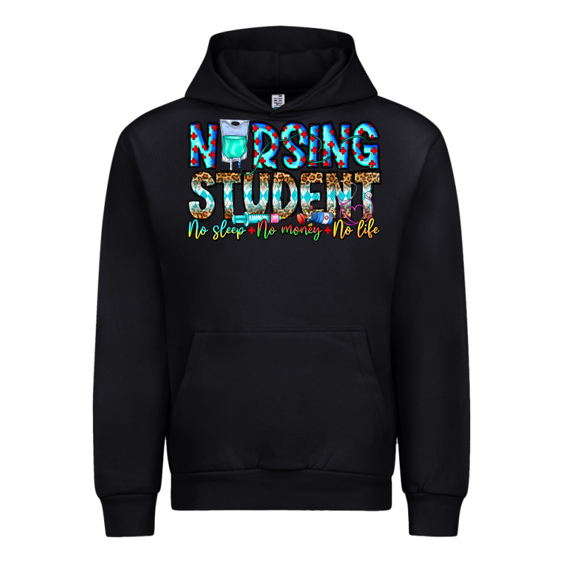 Nursing Student No Sleep No Money No Life Urban Hoodie by CowhideDigitalArt | Teevron