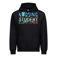 Black Nursing Student No Sleep No Money No Life Urban Hoodie - CowhideDigitalArt