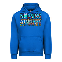 Cobalt Nursing Student No Sleep No Money No Life Urban Hoodie - CowhideDigitalArt