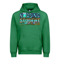 Emerald Nursing Student No Sleep No Money No Life Urban Hoodie - CowhideDigitalArt
