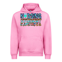 Fuchsia Pink Nursing Student No Sleep No Money No Life Urban Hoodie - CowhideDigitalArt