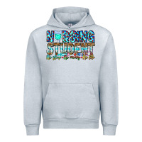 Heather Grey Nursing Student No Sleep No Money No Life Urban Hoodie - CowhideDigitalArt