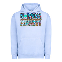 Pigment Grape Ice Nursing Student No Sleep No Money No Life Urban Hoodie - CowhideDigitalArt