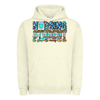 Pigment Pistachio Nursing Student No Sleep No Money No Life Urban Hoodie - CowhideDigitalArt
