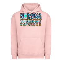 Pigment Salmon Nursing Student No Sleep No Money No Life Urban Hoodie - CowhideDigitalArt