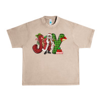 French Oak Joy Black Santa Urban Heavy Tee - MaliasSmallBusiness