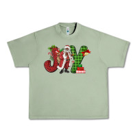 Oil Green Joy Black Santa Urban Heavy Tee - MaliasSmallBusiness