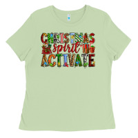 Matcha Christmas Spirit Activate Ladies Tee - RanaPortraitStore