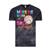 Cloud Black wake me when the ball drops Vintage Tee - MaliasSmallBusiness