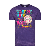 Cloud Purple wake me when the ball drops Vintage Tee - MaliasSmallBusiness