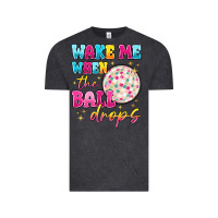 Vintage Black wake me when the ball drops Vintage Tee - MaliasSmallBusiness