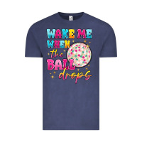 Vintage Denim wake me when the ball drops Vintage Tee - MaliasSmallBusiness