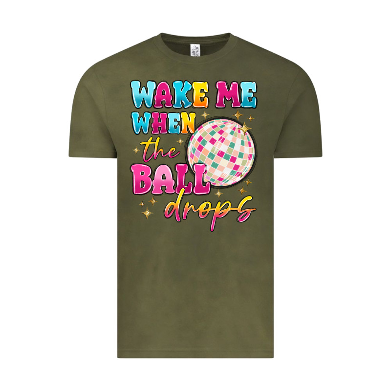 Wake Me When The Ball Drops Vintage Tee by MaliasSmallBusiness | Teevron