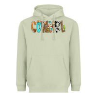 Matcha Cowgirl Min Heavyweight Hoodie - CowCowDesign