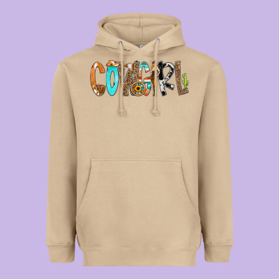Cowgirl Min Heavyweight Hoodie Designed By Cowcowdesign