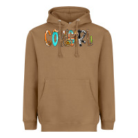 Toasted Coconut Cowgirl Min Heavyweight Hoodie - CowCowDesign