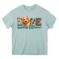 Arona love golden retriever Heavy Core Tee - Artiststas