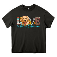 Asphalt love golden retriever Heavy Core Tee - Artiststas