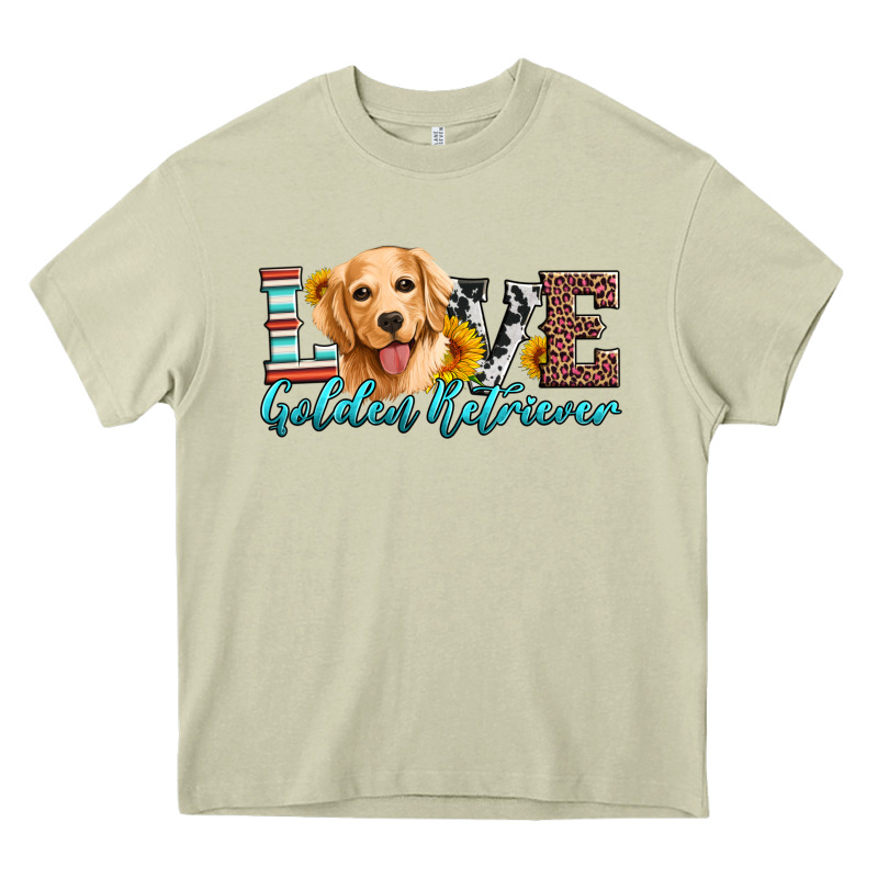 Love Golden Retriever Heavy Core Tee by Artiststas | Teevron