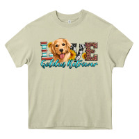 Mossy love golden retriever Heavy Core Tee - Artiststas