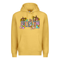 Antique Gold He is risen Easter  Easter Day Premium Hoodie - CowGirlArtShop