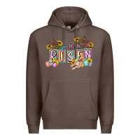 Coffee He is risen Easter  Easter Day Premium Hoodie - CowGirlArtShop