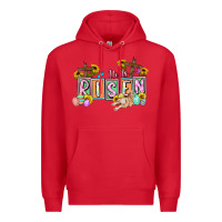 Red He is risen Easter  Easter Day Premium Hoodie - CowGirlArtShop