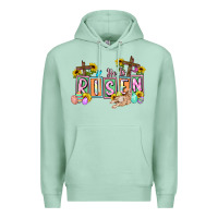 Seafoam He is risen Easter  Easter Day Premium Hoodie - CowGirlArtShop