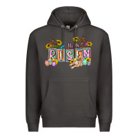 Smoke He is risen Easter  Easter Day Premium Hoodie - CowGirlArtShop