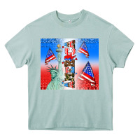 Arona american flag  and america Heavy Core Tee - AdoDesignShop