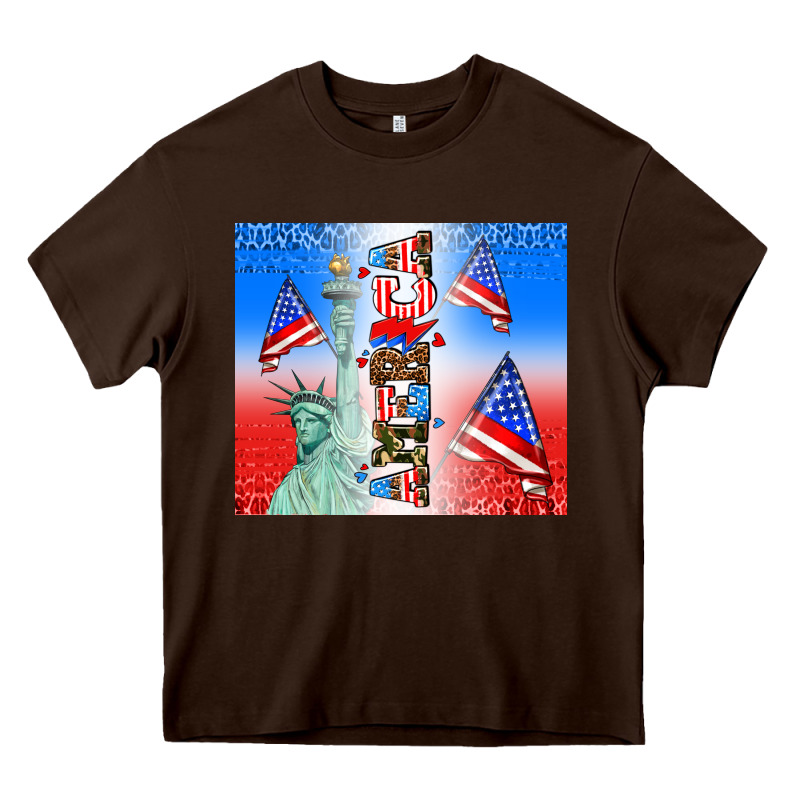 American Flag  And America Heavy Core Tee by AdoDesignShop | Teevron