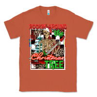 Copper Rockin' around the Christmas tree skeleton Classic Tee - NancyCooperArtShop