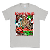 Moon Dust Rockin' around the Christmas tree skeleton Classic Tee - NancyCooperArtShop