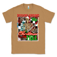 Toasted Coconut Rockin' around the Christmas tree skeleton Classic Tee - NancyCooperArtShop