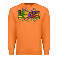 Carrot love lips mardi gras Premium Sweatshirt - OliviaCreatesArt