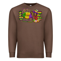 Chestnut love lips mardi gras Premium Sweatshirt - OliviaCreatesArt