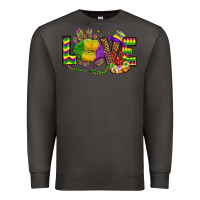 Smoke love lips mardi gras Premium Sweatshirt - OliviaCreatesArt