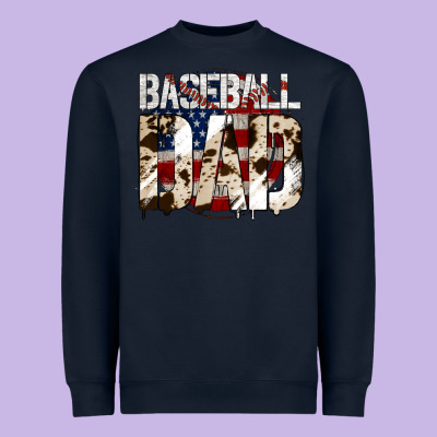 Baseball American Dad Heavyweight Sweatshirt Designed By Bettercallsaul