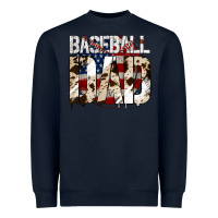 Navy Baseball American Dad Heavyweight Sweatshirt - Bettercallsaul