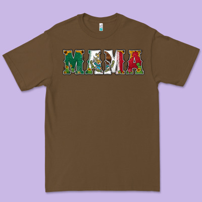 Mexican Flag Mama Premium Tee Designed By Jasminsmagicworld