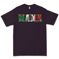 Plum mexican flag mama Premium Tee - Jasminsmagicworld