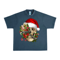 Midnight Navy So merry it's scary Urban Heavy Tee - NancyCooperArtShop